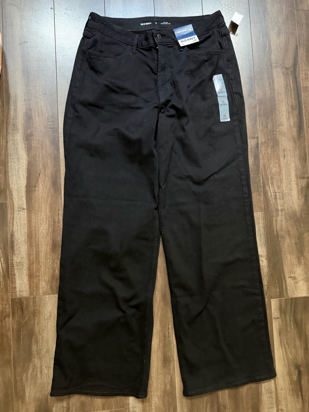 Old Navy women Black wow wide leg